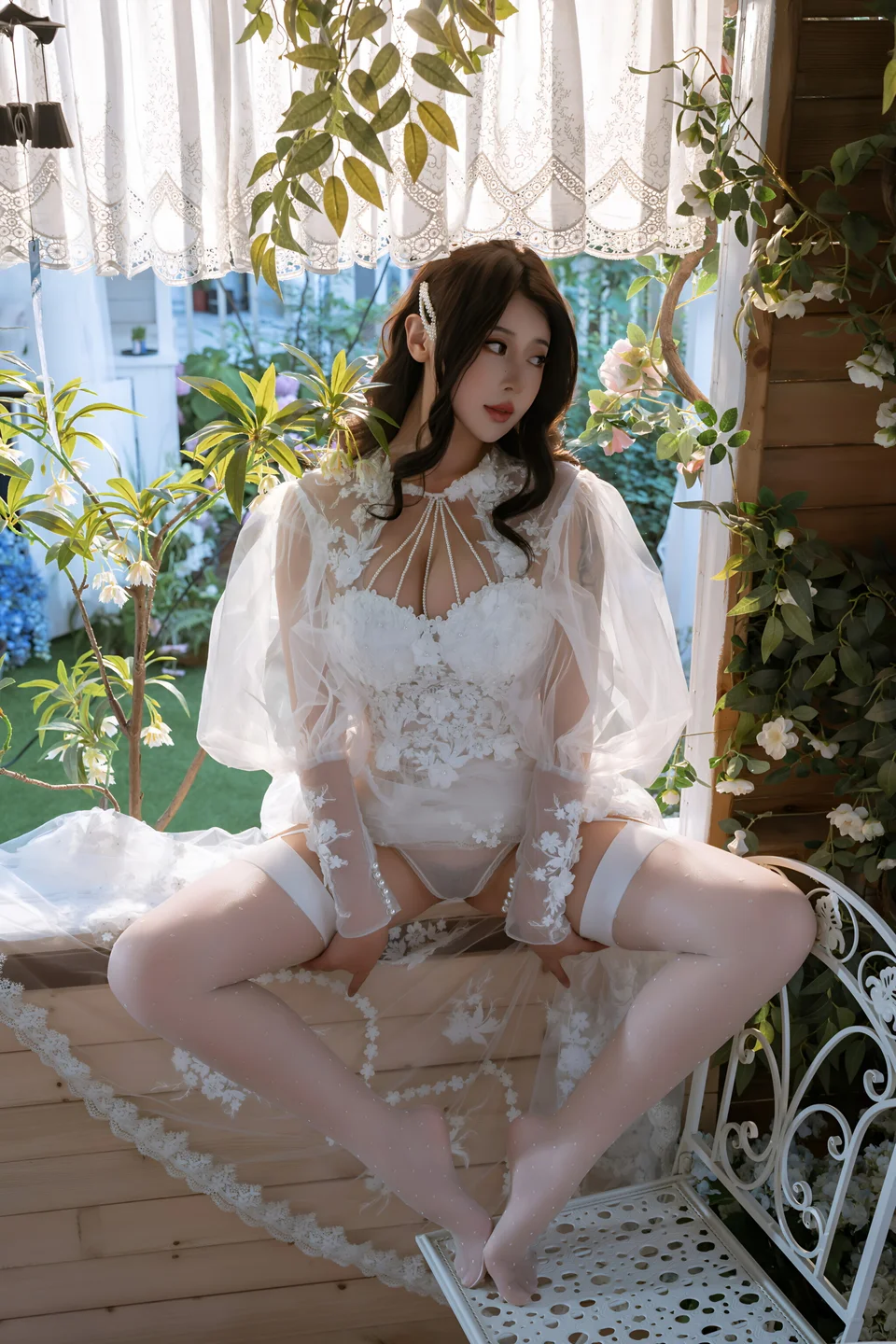 奈汐酱nice - 下午茶 [73P-777MB] tg@simisebaisi 【丝足阁】035.webp